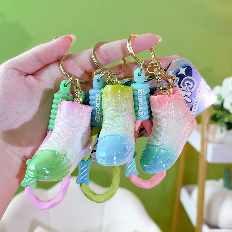 Wholesale Colorful Acrylic Shoe Keychain